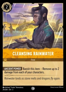 Cleansing Rainwater - foil