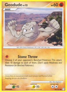 Geodude Lv.12 (MT 84) - LIGHT PLAYED
