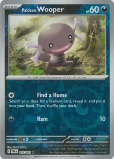 Paldean Wooper (PAF 058) - REVERSE HOLO