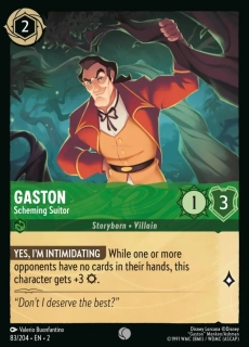 Gaston - Scheming Suitor - foil