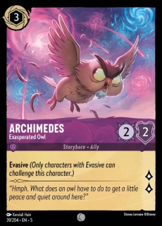 Archimedes - Exasperated Owl - foil