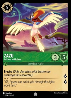 Zazu - Advisor to Mufasa - foil