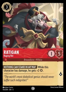 Ratigan - Raging Rat - foil