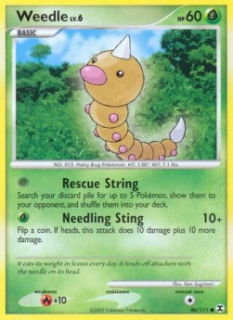 Weedle Lv.6 (RR 86) - GOOD