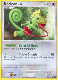 Kecleon Lv.34 (RR 67) - POOR