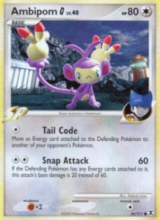 Ambipom [G] Lv.40 (RR 56) - PLAYED