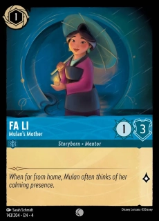 Fa Li - Mulan's Mother - foil