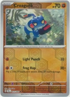 Croagunk (SFA 023) - REVERSE HOLO